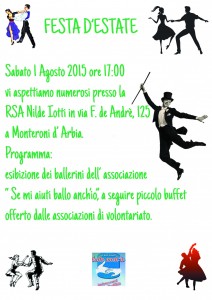 1° Agosto 2015 - Festa D'Estate - Locandina